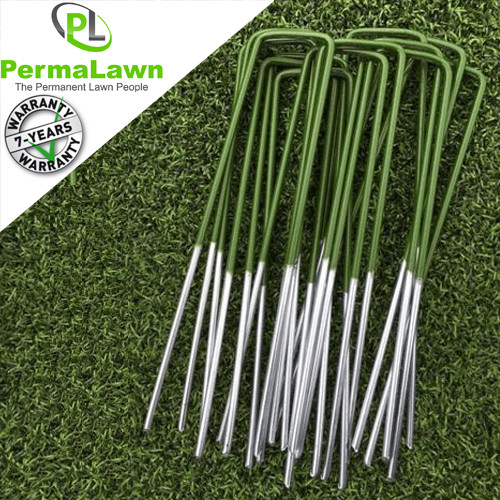 Artificial fake grass staples - artificial,