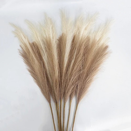 Black faux pampas grass 120cm - grass,
