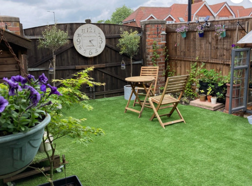 Luxury artificial grass - artificial, 2m